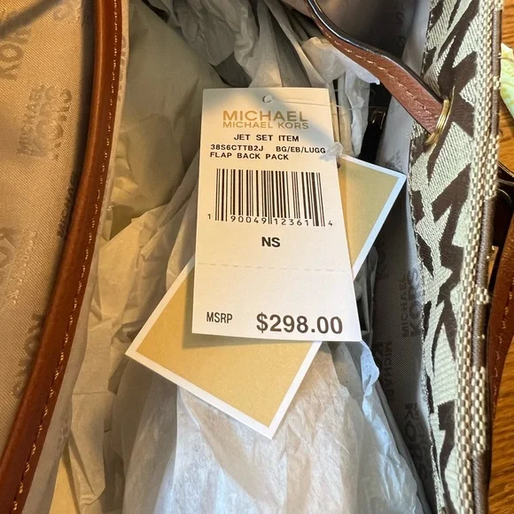 NWT Michael Kors backpack